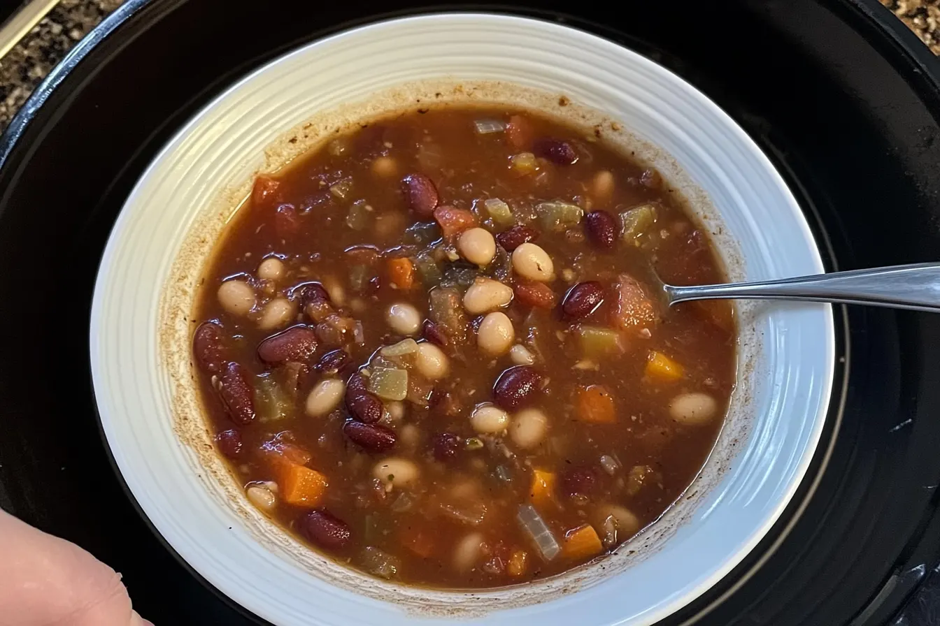 15 bean soup crock pot recipe