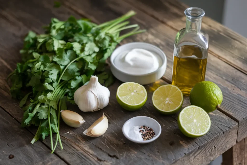 Garlic Cilantro Sauce 