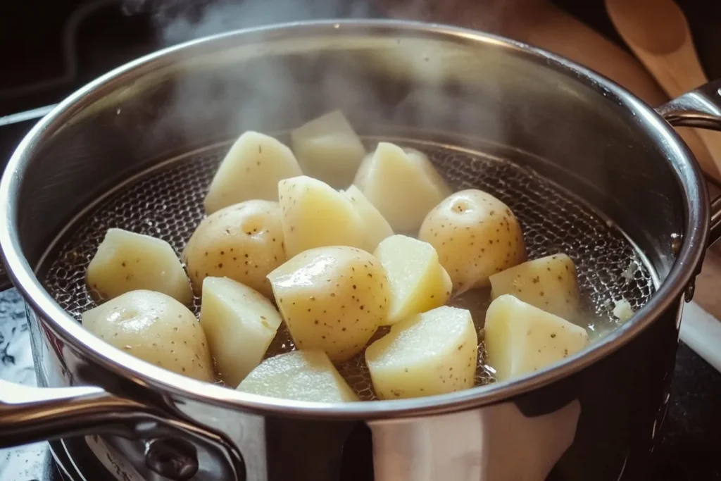 How to Steam Potatoes 