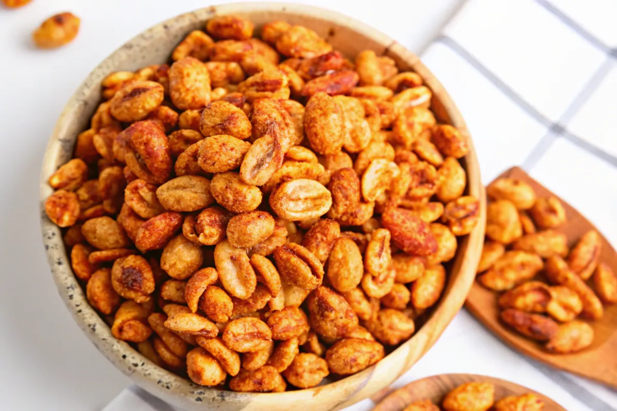 Crunchy Spicy Peanuts