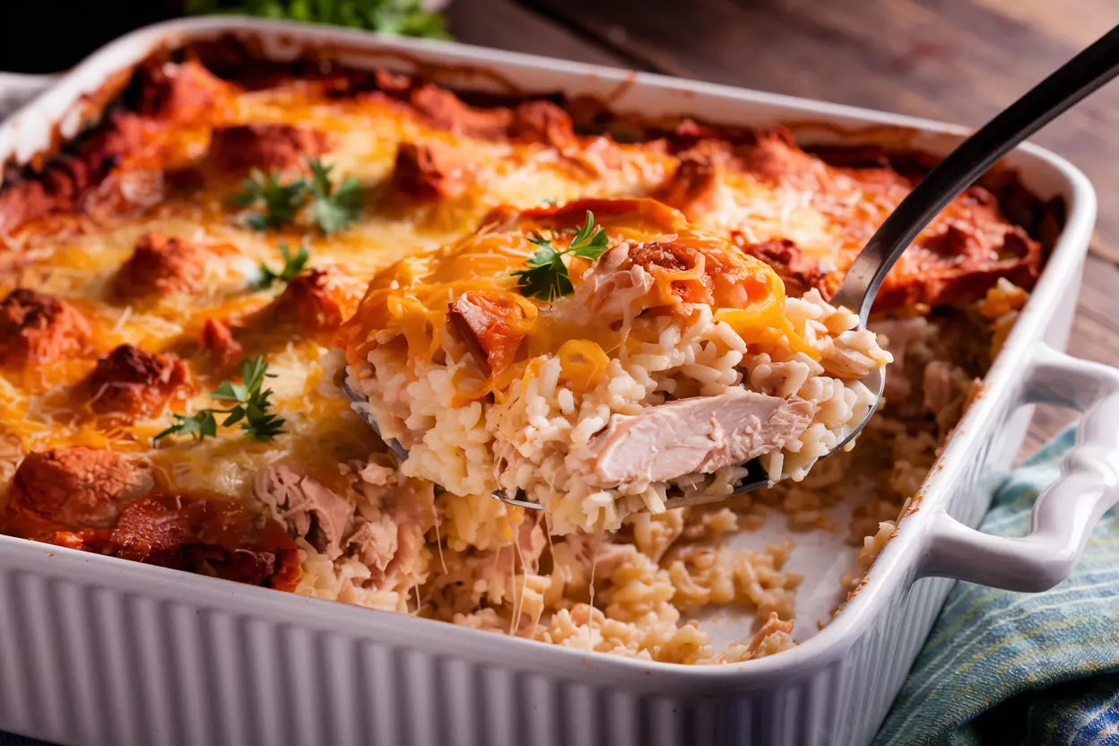 Angel Chicken Rice Casserole