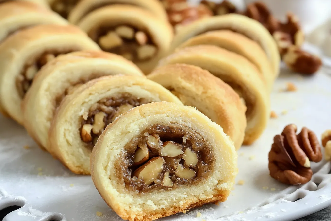 Italian Nut Roll Cookies