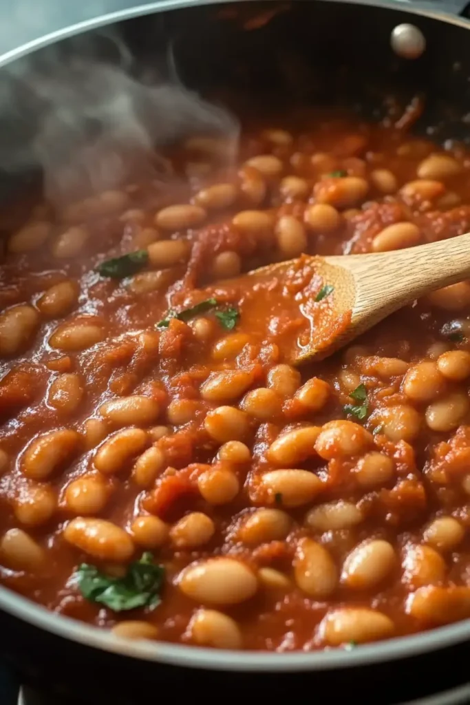 harissa butter beans 