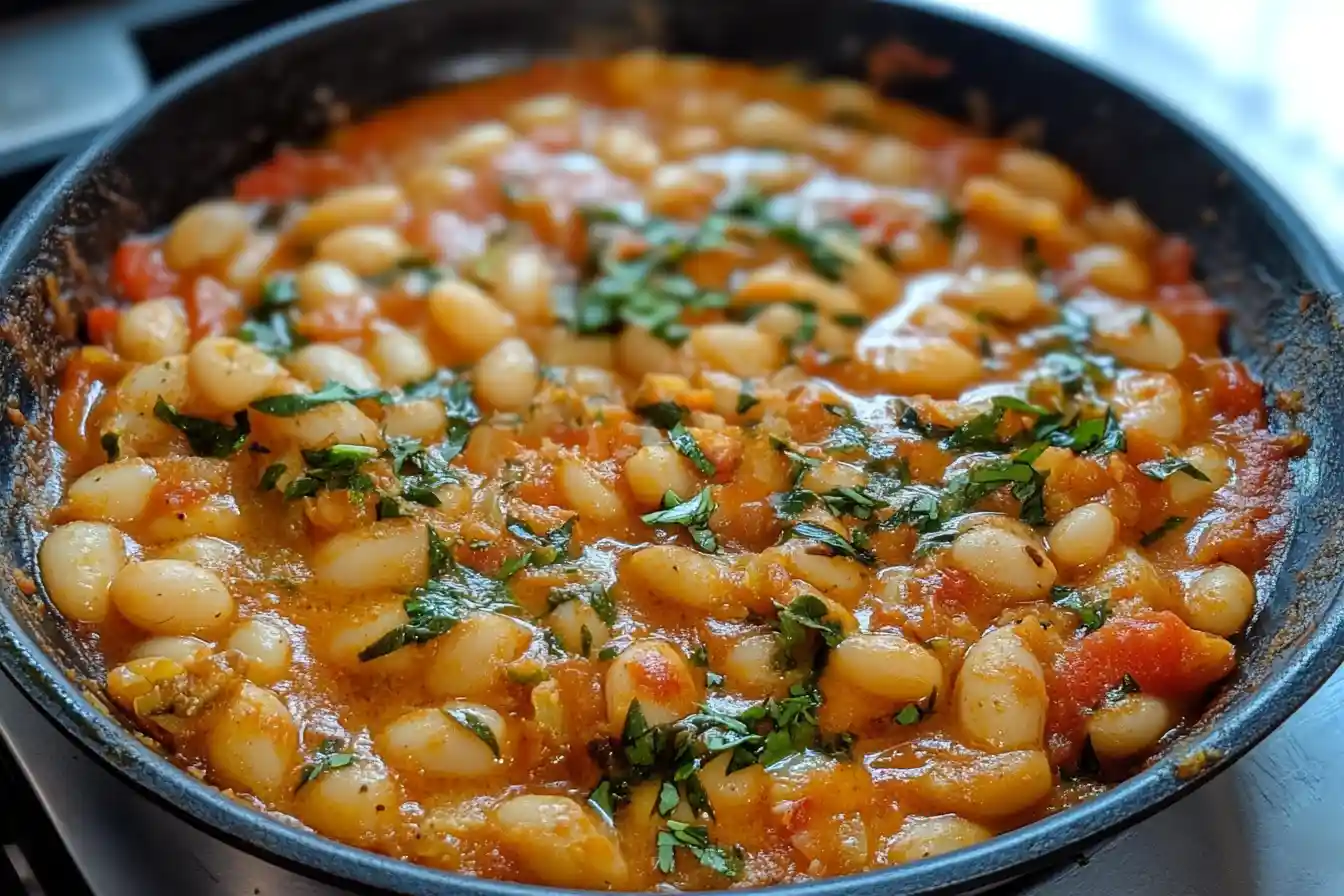 harissa butter beans