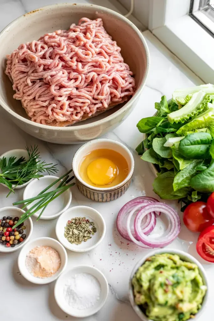 Ranch Turkey Burgers Ingredients